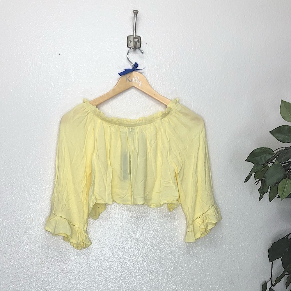 NWT Body Glove Banana Cropped Top